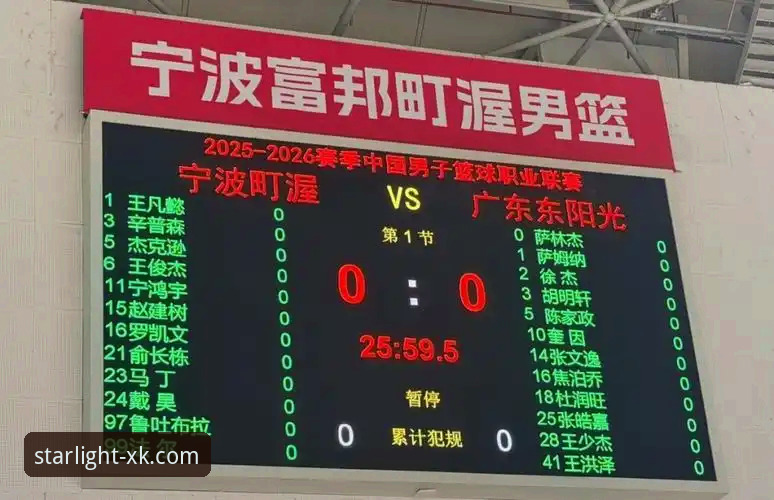 广东队险胜宁波的这场比赛，为什么在星空娱乐平台引发热议？
